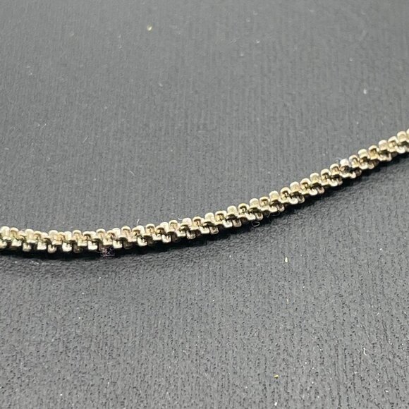 CW Link Anklet Ankle Bracelet Silver Tone Italy Dancer Date Night Club Going Out - Picture 4 of 4